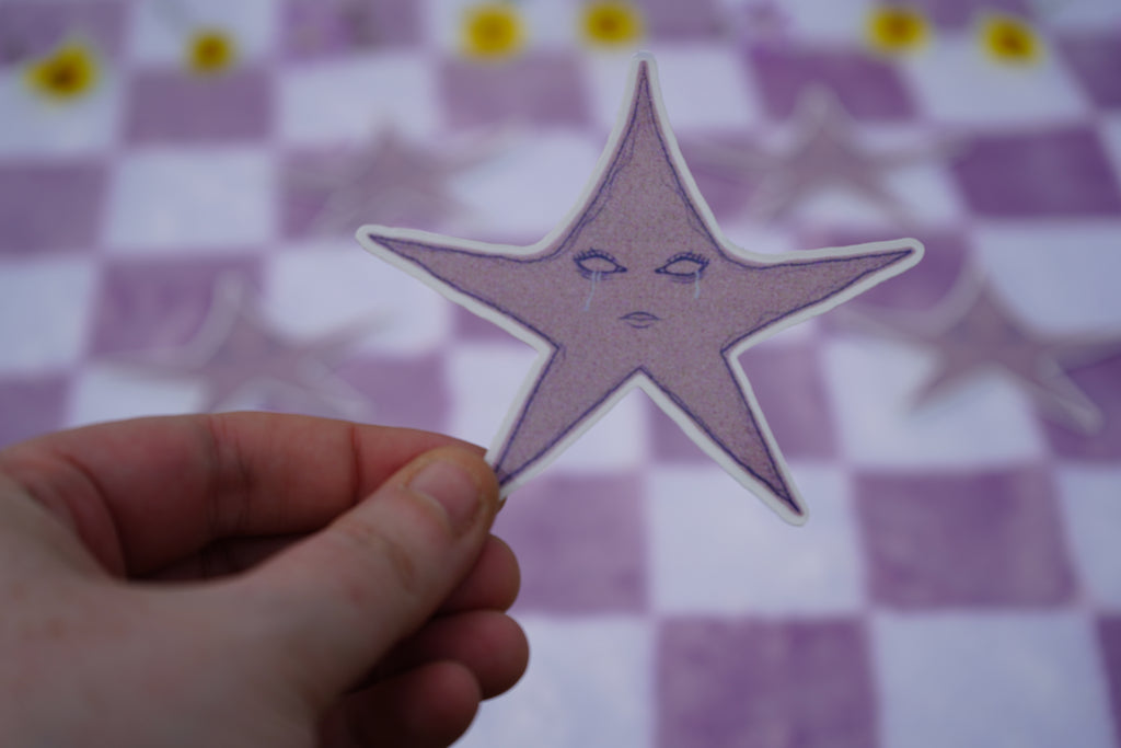 Serena the Sobbing Star Sticker